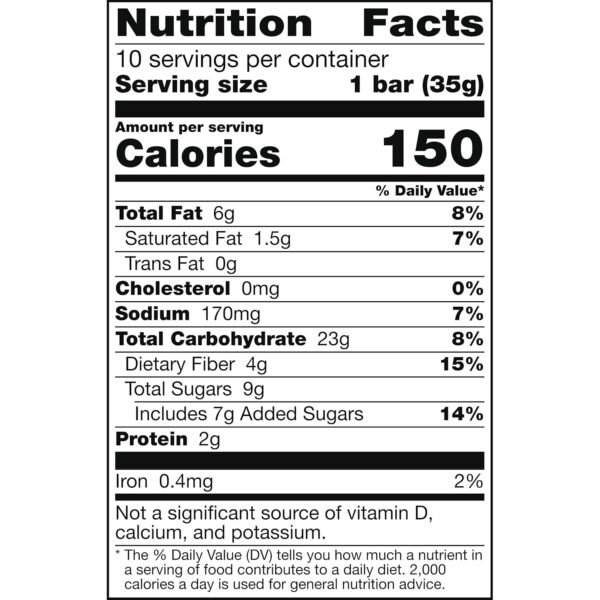 Nature Valley Soft-Baked Muffin Bars, Blueberry, Snack Bars, 1.24 oz, 10 ct - Image 3