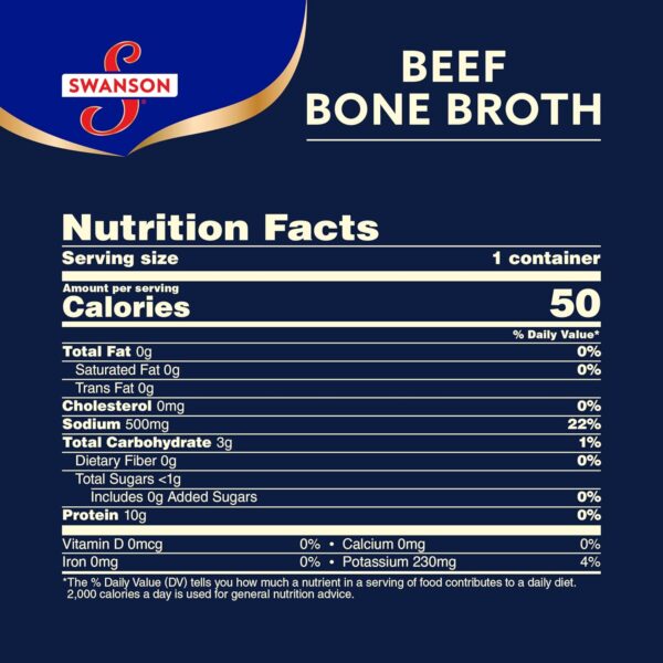 Swanson Sipping Bone Broth, Beef Bone Broth, 10.75 OZ Cup - Image 4